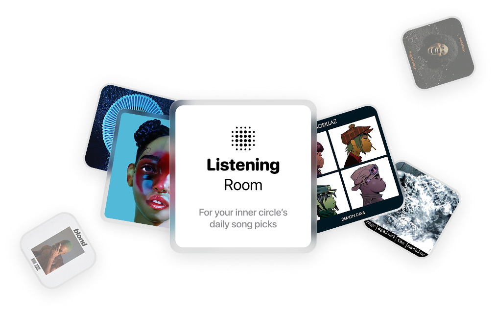 Listening Room — For your inner circle's daily song picks